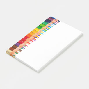 Coloured Pencils Post-it Notes