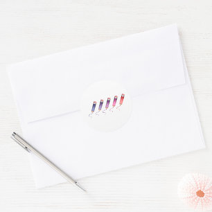 Coloured Pencils Stickers
