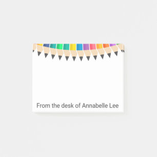 Coloured Pencils Swag Post-it Notes