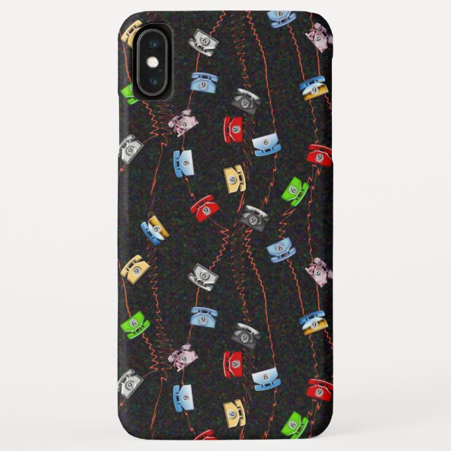 Coloured Phones, in the Old Days Case-Mate iPhone Case (Back)