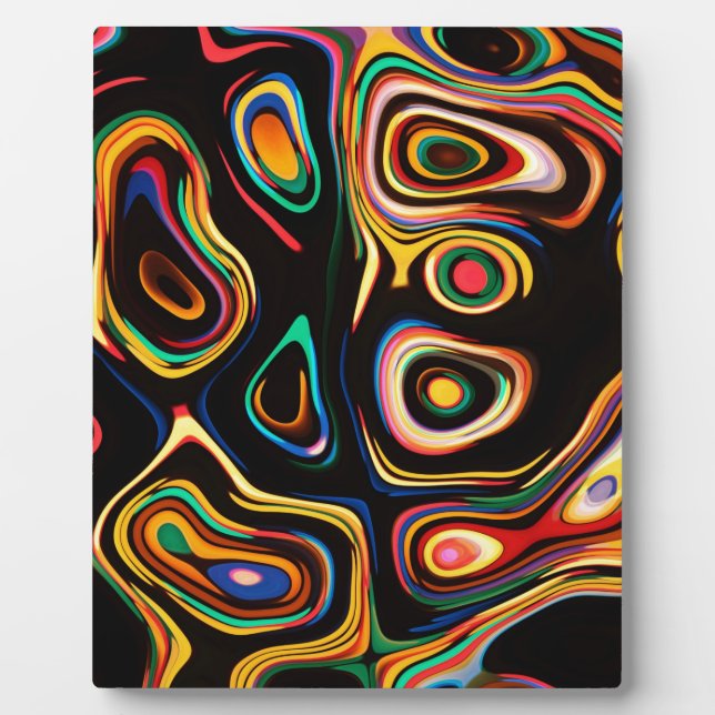 Coloured Rainbows Plaque (Front)