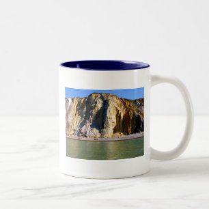 Coloured sands of Alum Bay Two-Tone Coffee Mug