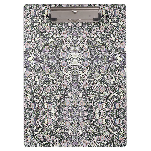 Coloured Shapes Pattern Clipboard (Front)