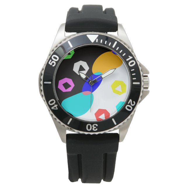 Coloured shapes watch (Front)