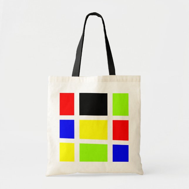 Coloured Squares 01 Tote Bag (Front)