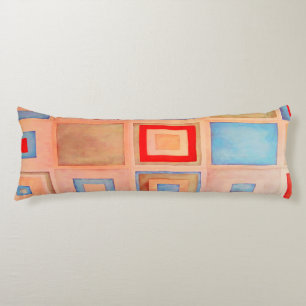 Coloured squares body cushion