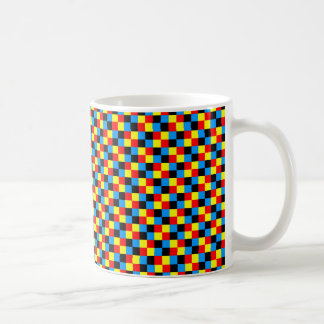 coloured squares coffee mug