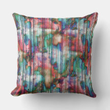 Coloured stains with torn stripes, virtual decape 