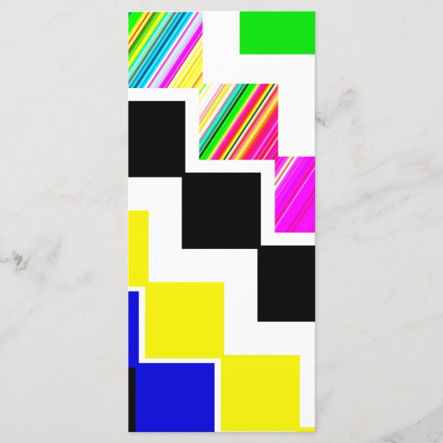 Coloured stairs menu (Front)