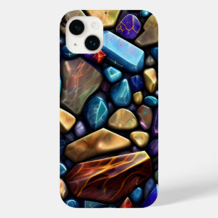 Coloured Stone Mosaic Pattern Case-Mate iPhone 14 Plus Case