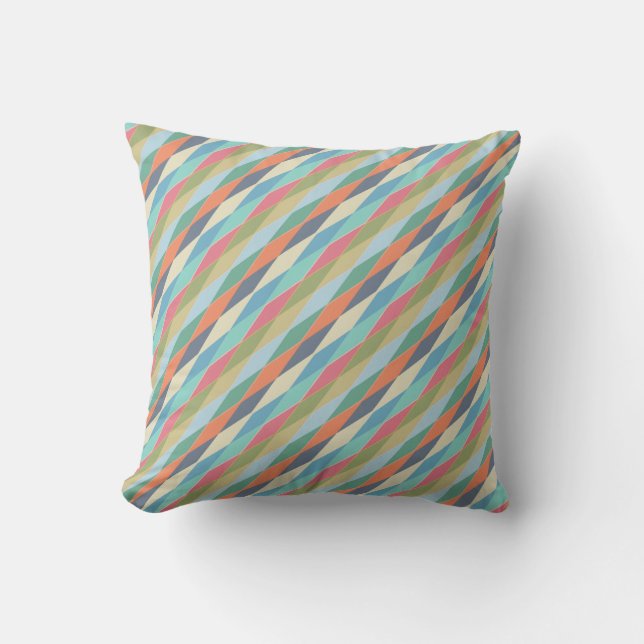 Coloured stripes. cushion (Front)