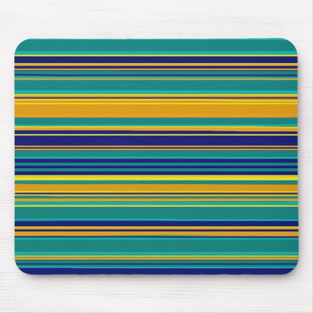 Coloured Stripes Mouse Mat (Front)