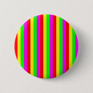 coloured strips 6 cm round badge