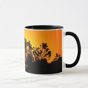 Coloured Sunset by Bobby Mikul ceramic mug