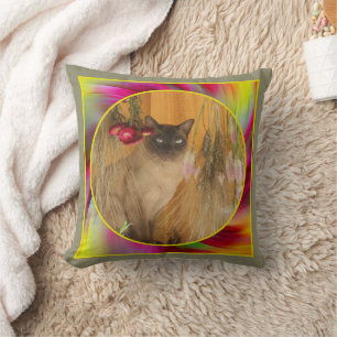 Coloured Swirls Frame Create Your Own Photo Cushion