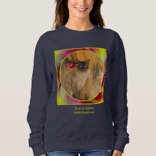 Coloured Swirls Frame Create Your Own Photo Sweatshirt