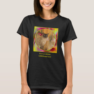 Coloured Swirls Frame Create Your Own Photo T-Shirt