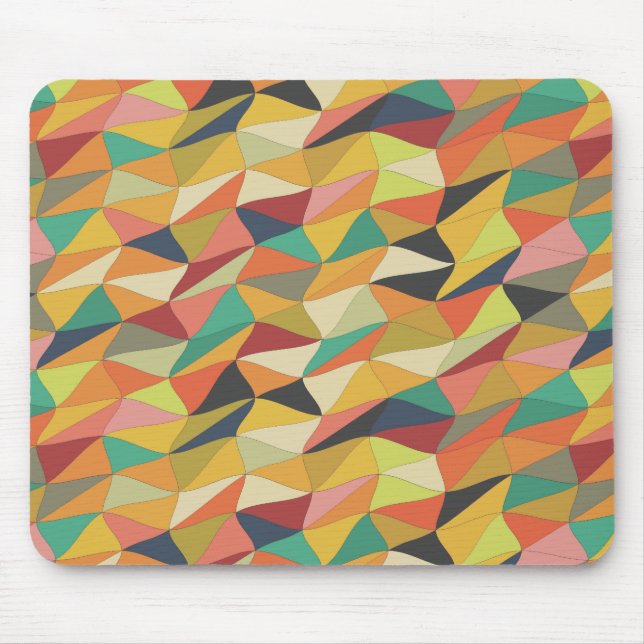 coloured tangle in La Boca Mouse Mat (Front)