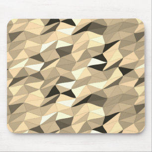 coloured tangle in sepia mouse mat