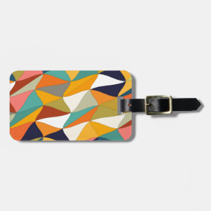 coloured tangle luggage tag