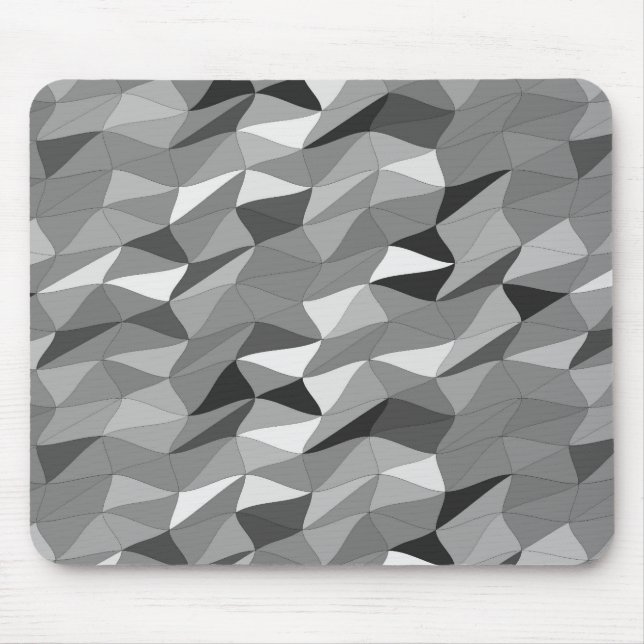 coloured tangle monochrome mouse mat (Front)