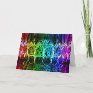 Coloured Teeth Smile Design Dentist Greeting Card