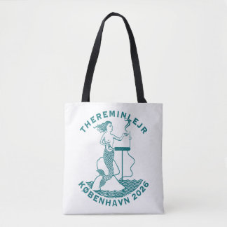 Coloured Theremin Camp Art in Danish Tote Bag
