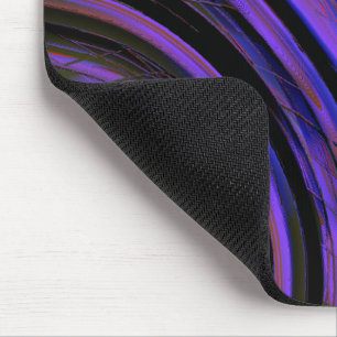 Coloured tire rubber cutout in bluish purple to re mouse mat