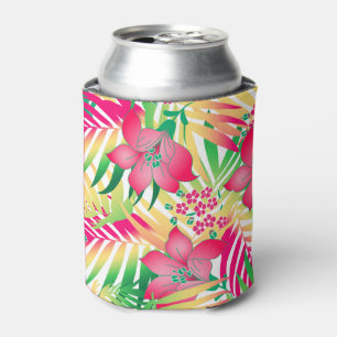 Coloured tropical flowers can cooler