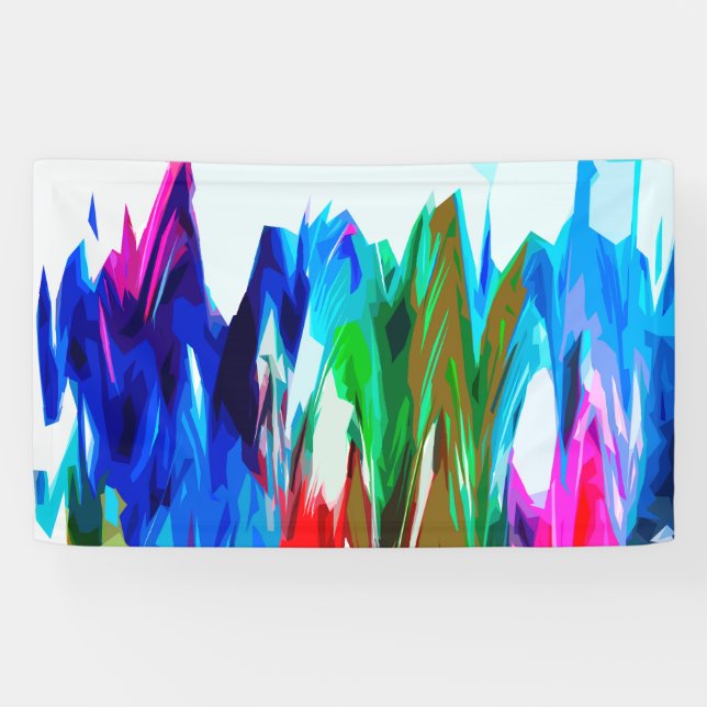 Coloured waves banner (Horizontal)