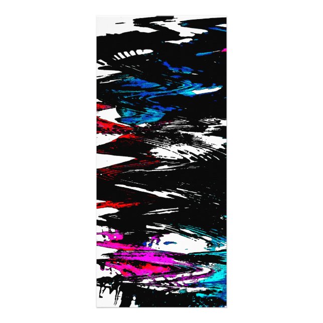 Coloured waves rack card (Front)