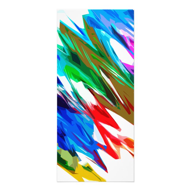 Coloured waves rack card (Front)