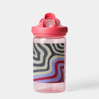 Coloured Waves Water Bottle