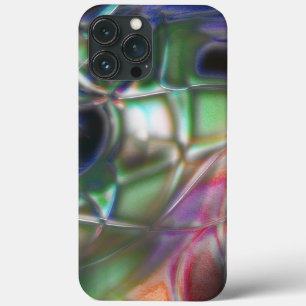 Coloured with rough digital grainy or blurry glass iPhone 13 pro max case