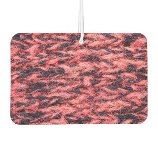 Coloured wool car air freshener