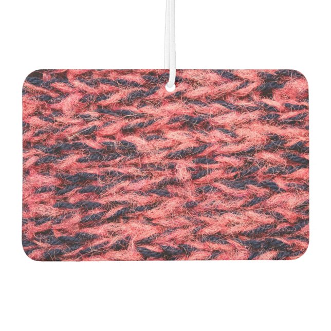 Coloured wool car air freshener (Front)