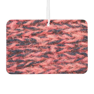 Coloured wool car air freshener