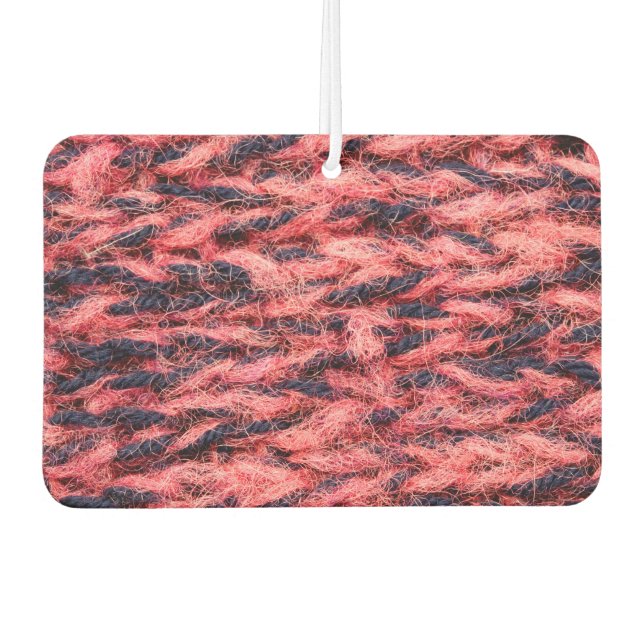 Coloured wool car air freshener (Front)