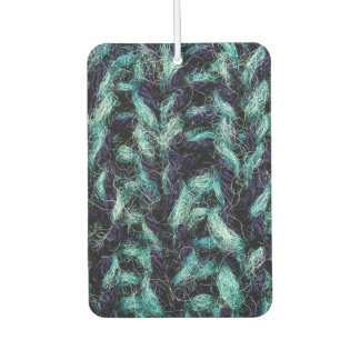 Coloured wool car air freshener