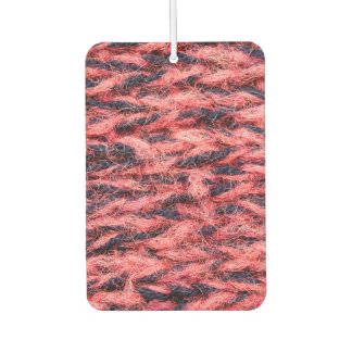 Coloured wool car air freshener