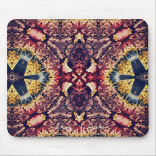 Coloured woollen article mouse mat