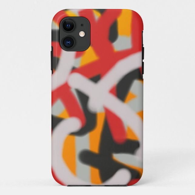 colourful 0748 abstract art Case-Mate iPhone case (Back)