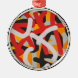 colourful 0748 abstract art metal tree decoration