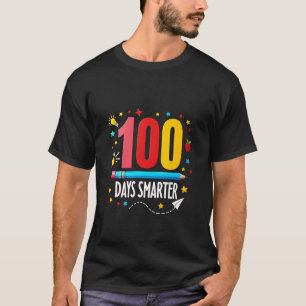 Colourful 100 Days Smarter Happy 100th Milestone C T-Shirt