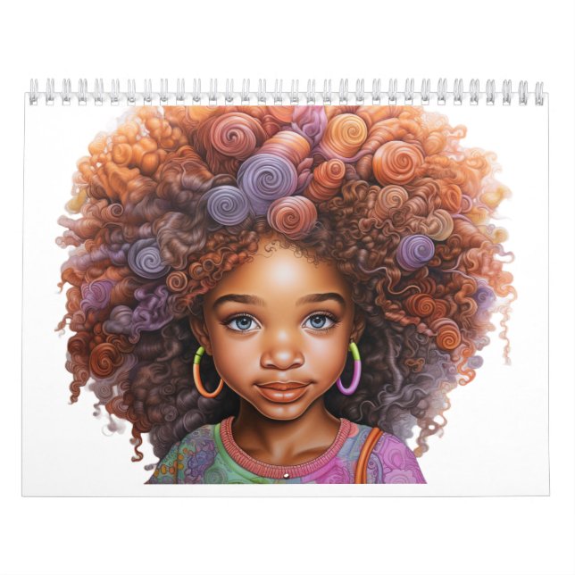 Colourful 12 months calendar (Cover)