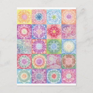 colourful 1 postcard