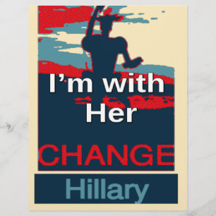 Colourful 2016 I am with her Vote for Hillary USA