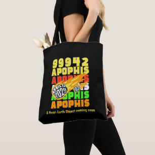 Colourful 2029 APOPHIS Asteroid 99942 Tote Bag
