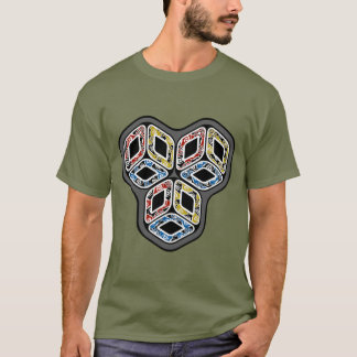 Colourful 3-D Cubes T-Shirt