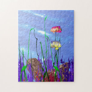 Colourful 3D Angelfish Jigsaw Puzzle